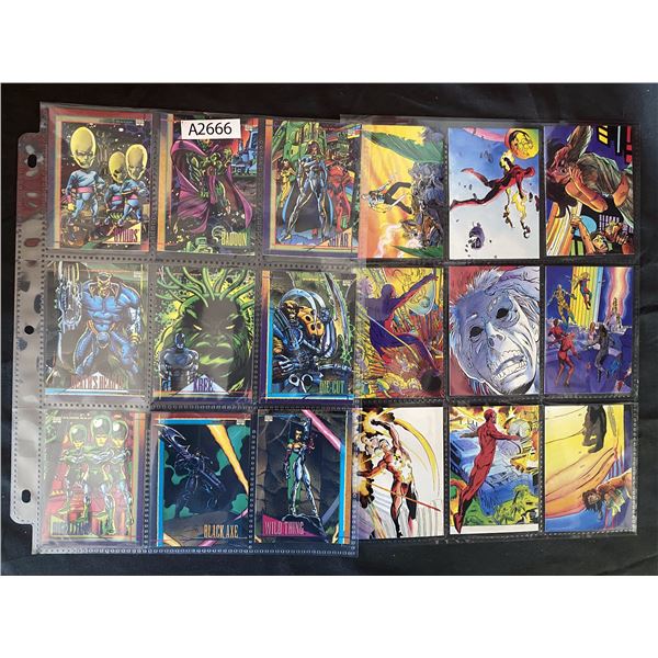 Comic Trading Cards (Sheets) (A2666)