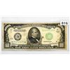 Image 1 : 1934 $1000 One Thousand Dollar Fed. Reserve Note