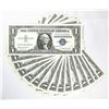 Image 1 : (15) 1957-B US Blue Seal One Dollar Bills UNC