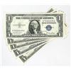 (5) 1935-E $1 Silver Certificates UNC