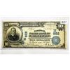 1902 $10 Mt. Pleasant Bank, IA National Bank Note
