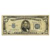 1934-A US Blue Seal Five Dollar Bill