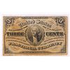Image 1 : 1863 US 3c Fractional Currency Note CLOSELY UNC