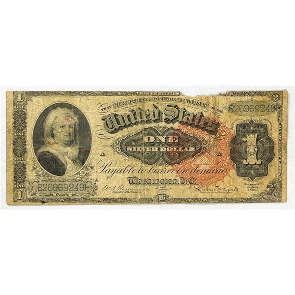 1886 LG $1 Martha Washington Silver Certificate