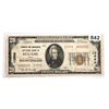 Image 1 : 1929 $20 Bellaire, OH National Bank Note