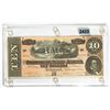 Image 1 : 1864 $10 Confederate Note CLOSELY UNC