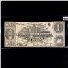 Image 1 : 1863 $1 Dollar Note, STATE OF ALABAMA