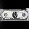 1914 LG $5 Dollar Federal Reserve Note UNCIRCULATE