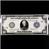 1914 $10 Dollar Federal Reserve Note CLOSELY UNC