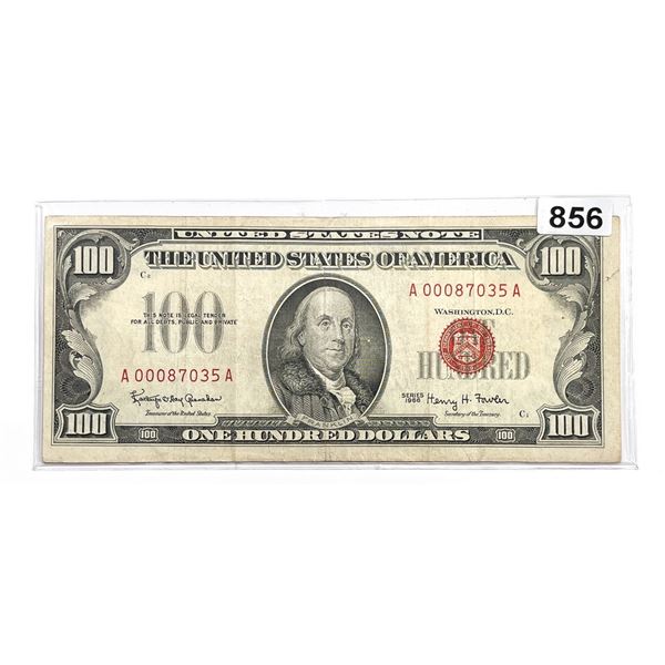 1966 $100 Legal Tender Note - LIGHTLY CIRC