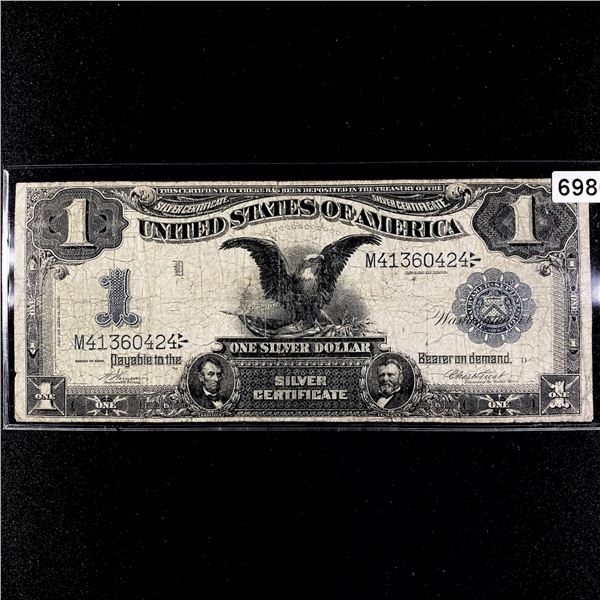 1899 $1 Black Eagle Silver Certificate CIRCULATED