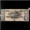 1864 Series $10 Dollar Confederate States Note