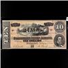 1864 Series $10 Dollar Confederate States Note
