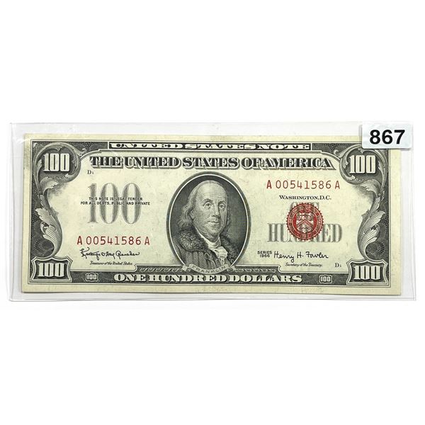 1966 $100 Legal Tender Note - CLOSELY UNC