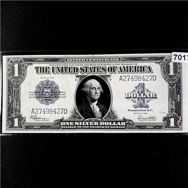 1923 LG $1 Dollar Silver Certificate UNC