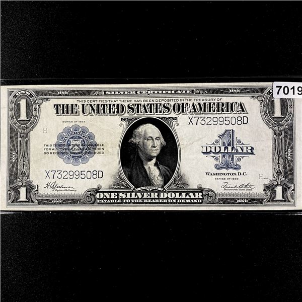 1923 LG $1 Dollar Silver Certificate UNC