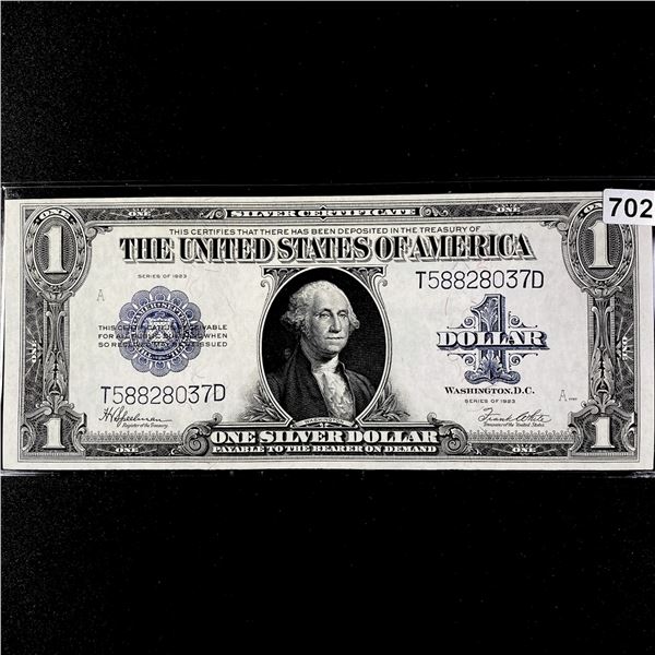 1923 LG $1 Dollar Silver Certificate UNC