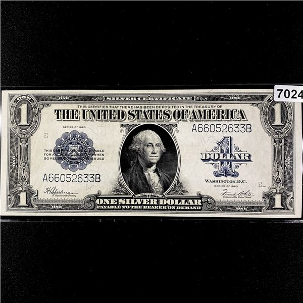 1923 LG $1 Dollar Silver Certificate UNC