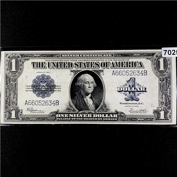 1923 LG $1 Dollar Silver Certificate UNC