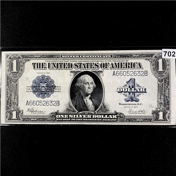 1923 LG $1 Dollar Silver Certificate UNC