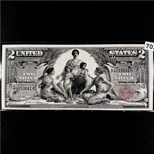 1896 LG Educational Note $2 Silver Certificate