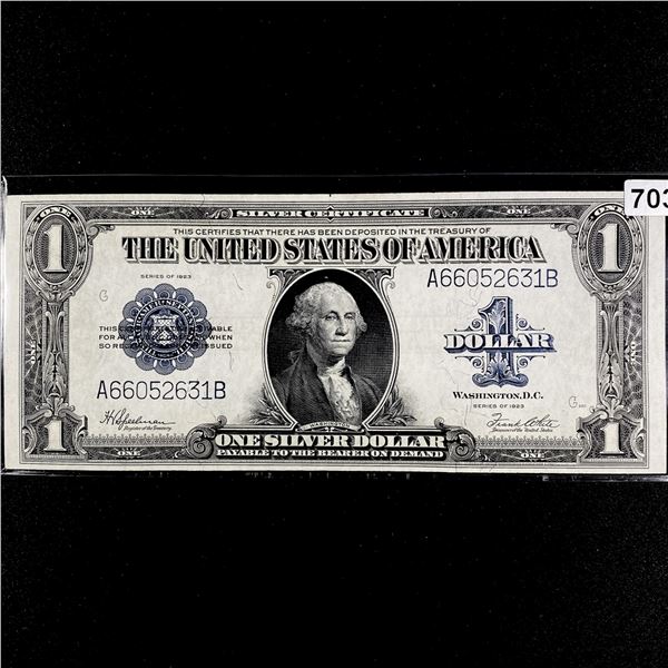 1923 LG $1 Dollar Silver Certificate CLOSELY UNC