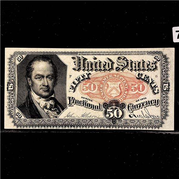 1875 Series 50c Fractional Currency UNC