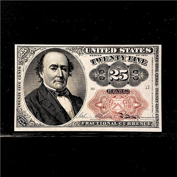 1874 Series 25c Fractional Currency UNC