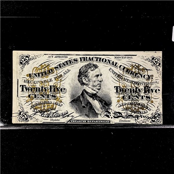 1844 Series 25c Fractional Currency CLOSELY UNC
