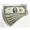 Image 1 : (5) $2 Legal Tender Notes -
