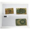 Image 2 : (3)1862-1874 5c & 2-10c Fractional Currency -