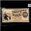 Image 1 : 1863 Series 25c Fractional Currency CLOSELY UNC