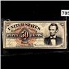Image 1 : 1863 Series 50c Fractional Currency CLOSELY UNC