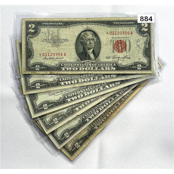(6) $5 Legal Tender Notes -