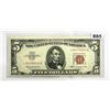 Image 1 : 1963 $5 *Star Note Legal Tender Note - UNC