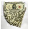 (10) $5 Legal Tender Notes -