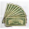 Image 2 : (10) $5 Legal Tender Notes -