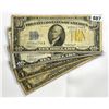 (4) N Africa $10 Siver Cert and other Silver Certs