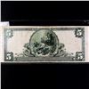 Image 2 : 1902 LG $5 Dollar Houston TX National Bank Note