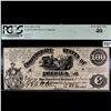 1861 $100 Dollar Confederate States Note PCGS-40XF
