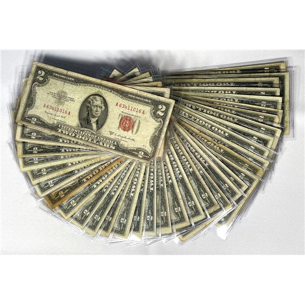 (34) $2 Legal Tender Notes - CIRC