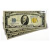 (3)WWII N Africa Issue $10 Silver Certificates