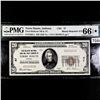 1929 $20 TERRE HAUTE, IN National Bank Note PMG-66