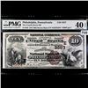 1882 $10 PHILADELPHIA, PA National Bank Note PMG40