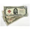 (3) $5 Legal Tender Notes -