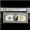 1934A WWII N Africa $10 Dollar Silver Cert PMG-53