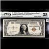 1935A WWII Hawaii $1 Silver Certificate PMG-35