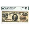 Image 1 : 1880 LG $1 Legal Tender PMG-15 CHOICE FINE