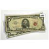 Image 1 : (2) 1963 $5 *Star Notes Legal Tender Notes -