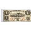 Image 1 : 1857 Merch. & Planters Bank $1 Dollar Bill